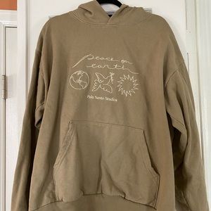 Trio hoodie - stone Palo Santo studios hoodie - size L/xL